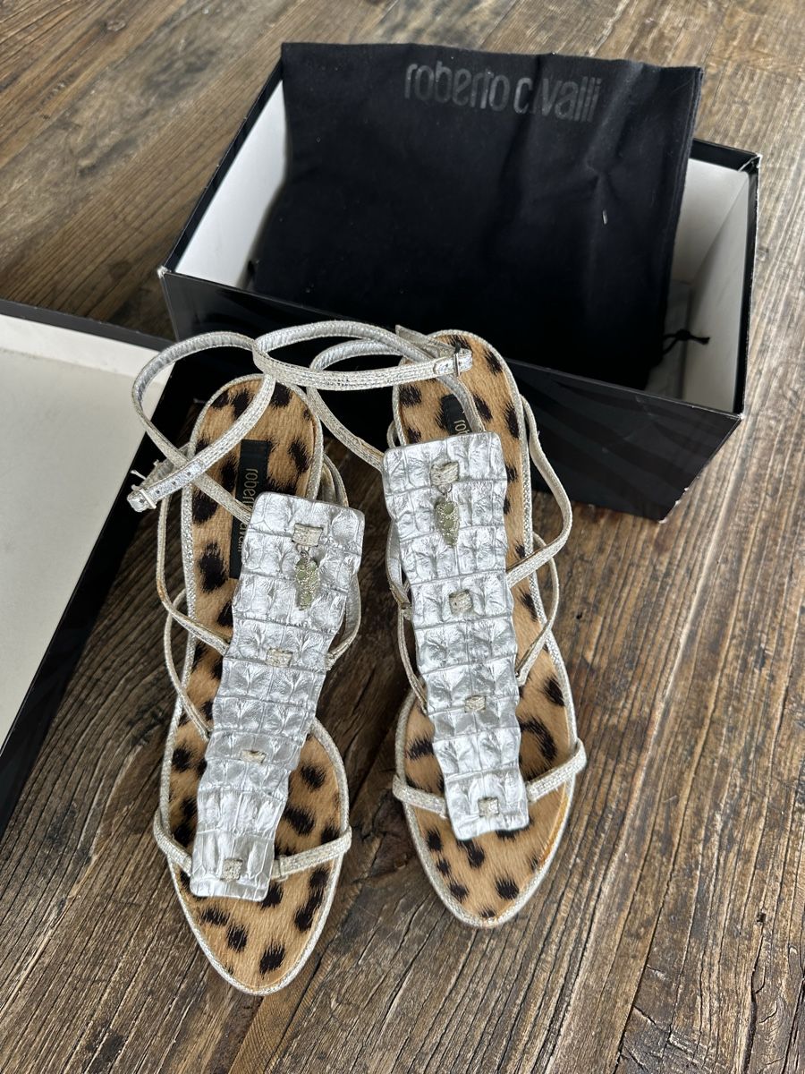 Roberto Cavalli Damenschuhe: Roberto Cavalli 41 Kroko - 1 Mal getragen – Gebraucht aus Wollerau von NinaWollerau