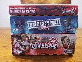 Brettspiel - Zombicide inkl. Toxic City Mall, bemalt!!