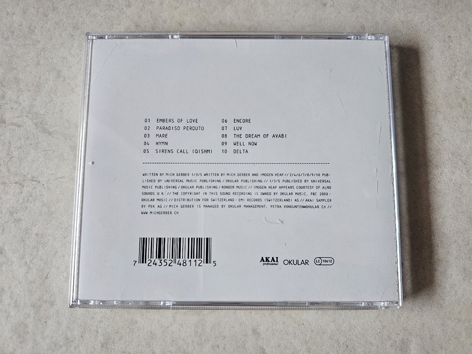 CD: Mich Gerber  -  Amor Fati – Usato da Schneisingen venduto da backstore24 1