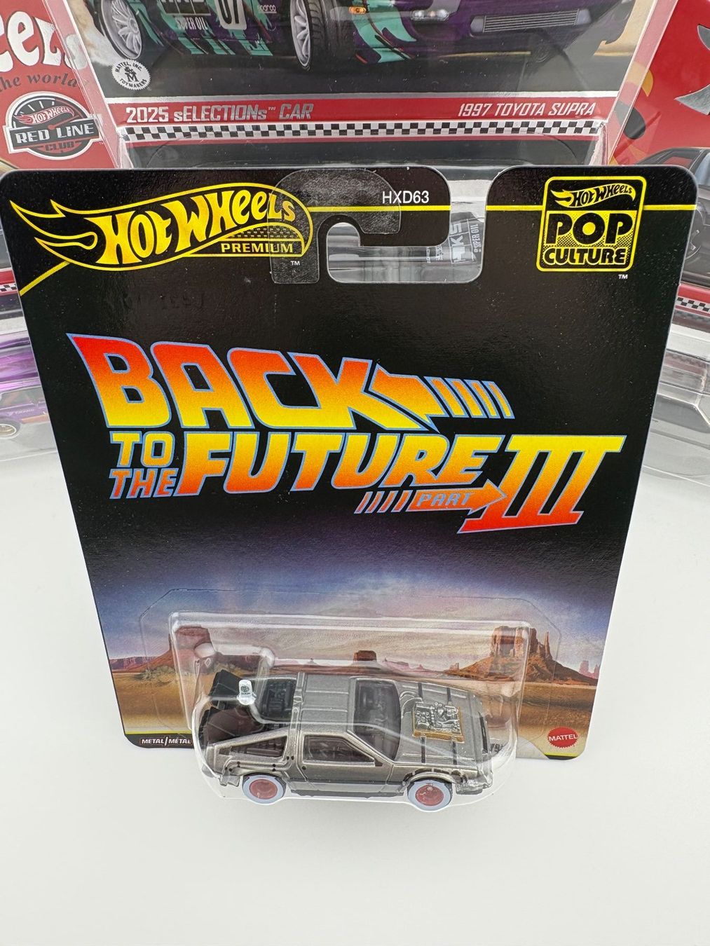 Hot Wheels Modellini d'auto: Hot Wheels Back to the Future Time Machine Premium – Nuovo e nell'imballaggio originale da Flawil venduto da HeisseReifen 1