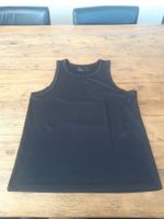 schwarz Fitness Basic Tanktop Longtop Trikot Top XL