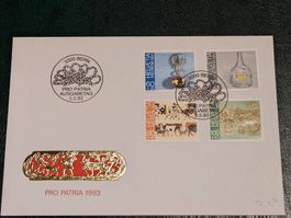 Ersttagsbrief, Pro Patria, 1993, Bern