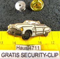 BUICK CABRIO AUTO PIN ENAMEL MIT SECURITY-CLIP OLDI VINTAGE