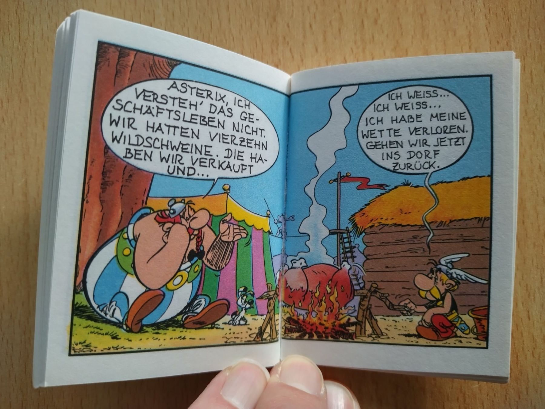 Fumetti: Asterix - Wildschweinjagd / Heyne mini – Usato da Jona venduto da Argus36 3