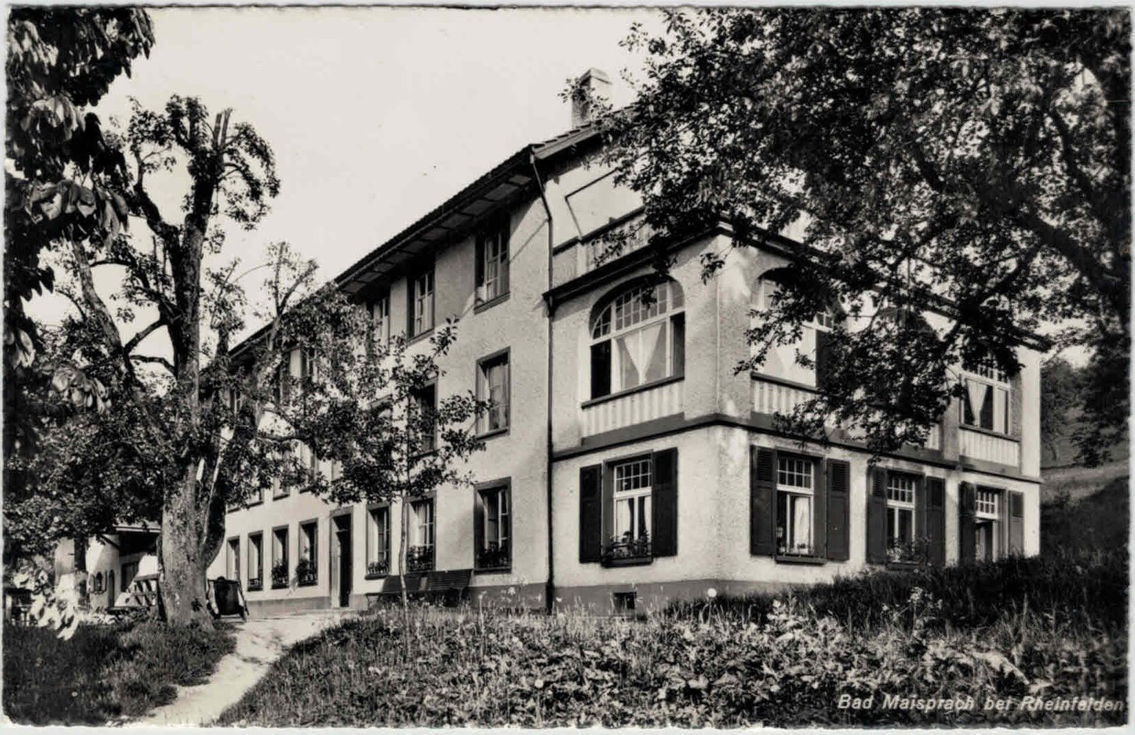 Cartoline postali: BL 43 Bad Maisprach 1951 – Usato da Fribourg venduto da philafri