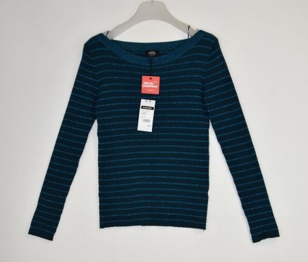 AVANT PREMIERE Damen Strick-Pullover Petrol Glitzer/Gr.M/neu