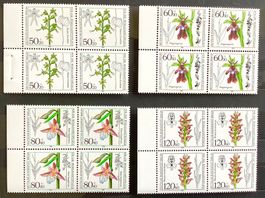 1984 / Berlin - Orchideen/ Satz im Viererblock **Mi- 724-27