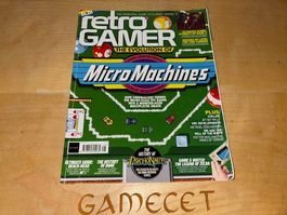 Retro Gamer Videospiel Magazin with Micro Machines Special