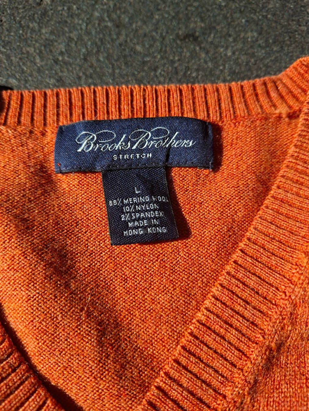 Brooks Pulls & Sweat-shirts: Herren Pullover Brooks Brothers Orange Grösse L Stretch – D'occasion à Bäriswil BE par Rezz 1