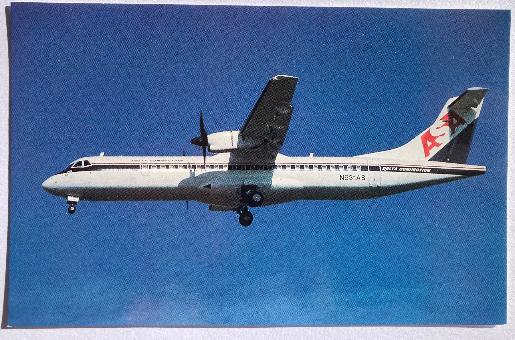 Cartoline postali: Postcard ATR72-212 ASA – Usato da Lugano venduto da sel_x7bg