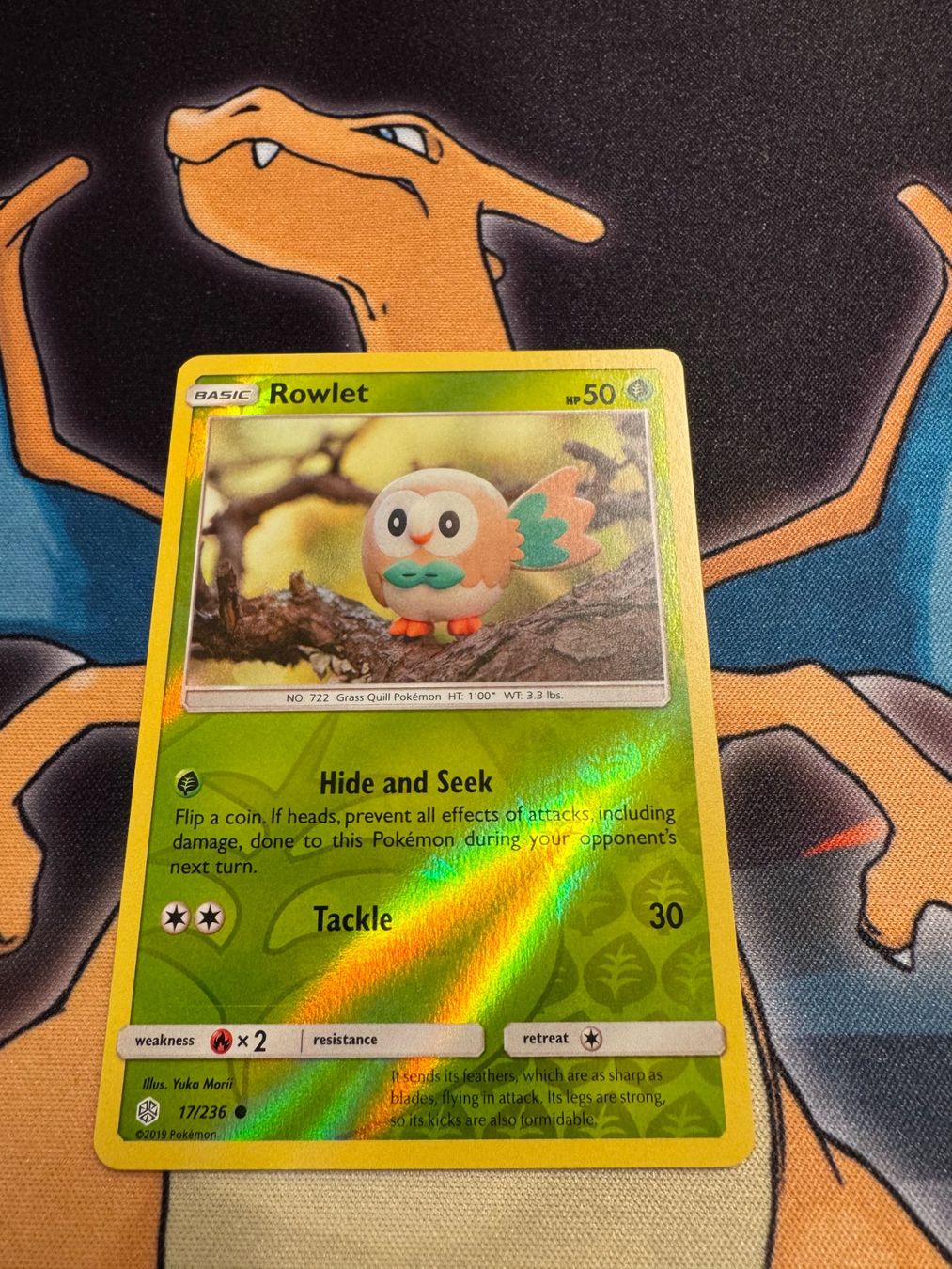 Pokémon Carte collezionabili: Rowlet (CEC 17) - Reverse Holo - Cosmic Eclipse – Nuovo (secondo la descrizione) da Bülach venduto da Pfrenzel