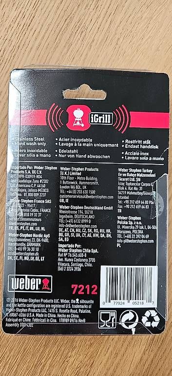 Altro per la casa: Sonde pour iGrill Weber – Usato da Nyon venduto da xav_9hpx 1