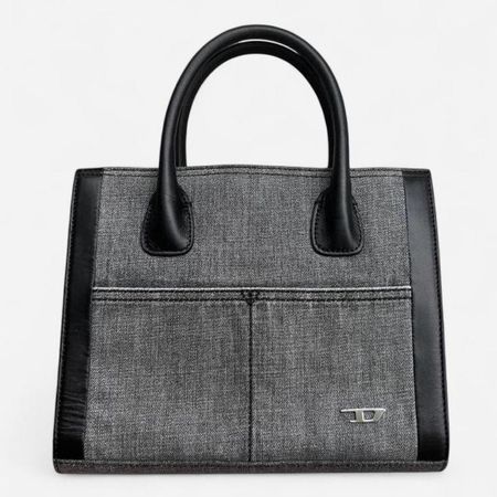 DIESEL vintage grey denim handbag