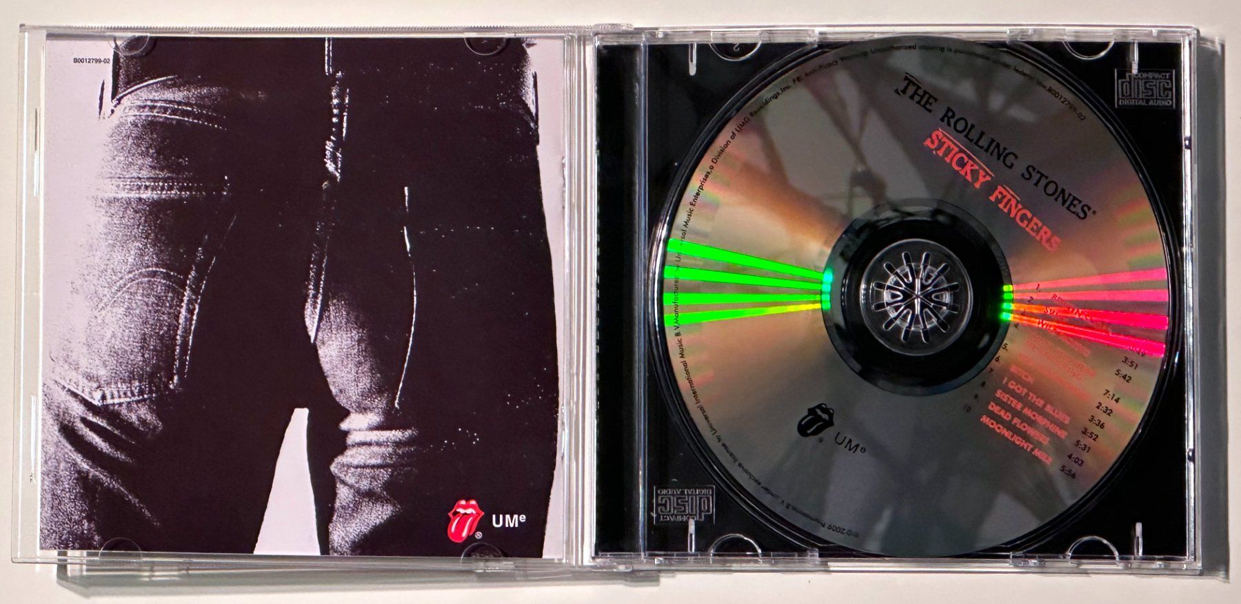 CD: The Rolling Stones: Sticky Fingers – Nuovo (secondo la descrizione) da Zürich venduto da alocinnovregnes 1