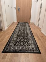 Long tapis laine fin 80x300 cm