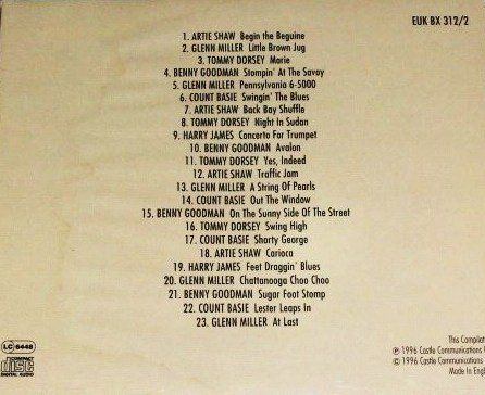 CD: Collection 4CD's - Artie Shaw, Michael Neff, Harry James, – Usato da Unterbäch venduto da xazuq 3