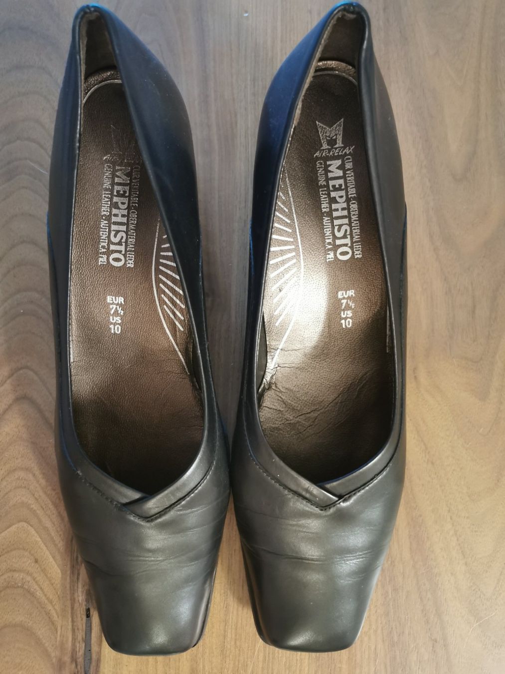 Mephisto Scarpe da donna: Damenschuhe Leder Mephisto Gr. 41, schwarz – Usato da Greifensee venduto da Lotusblume3 1