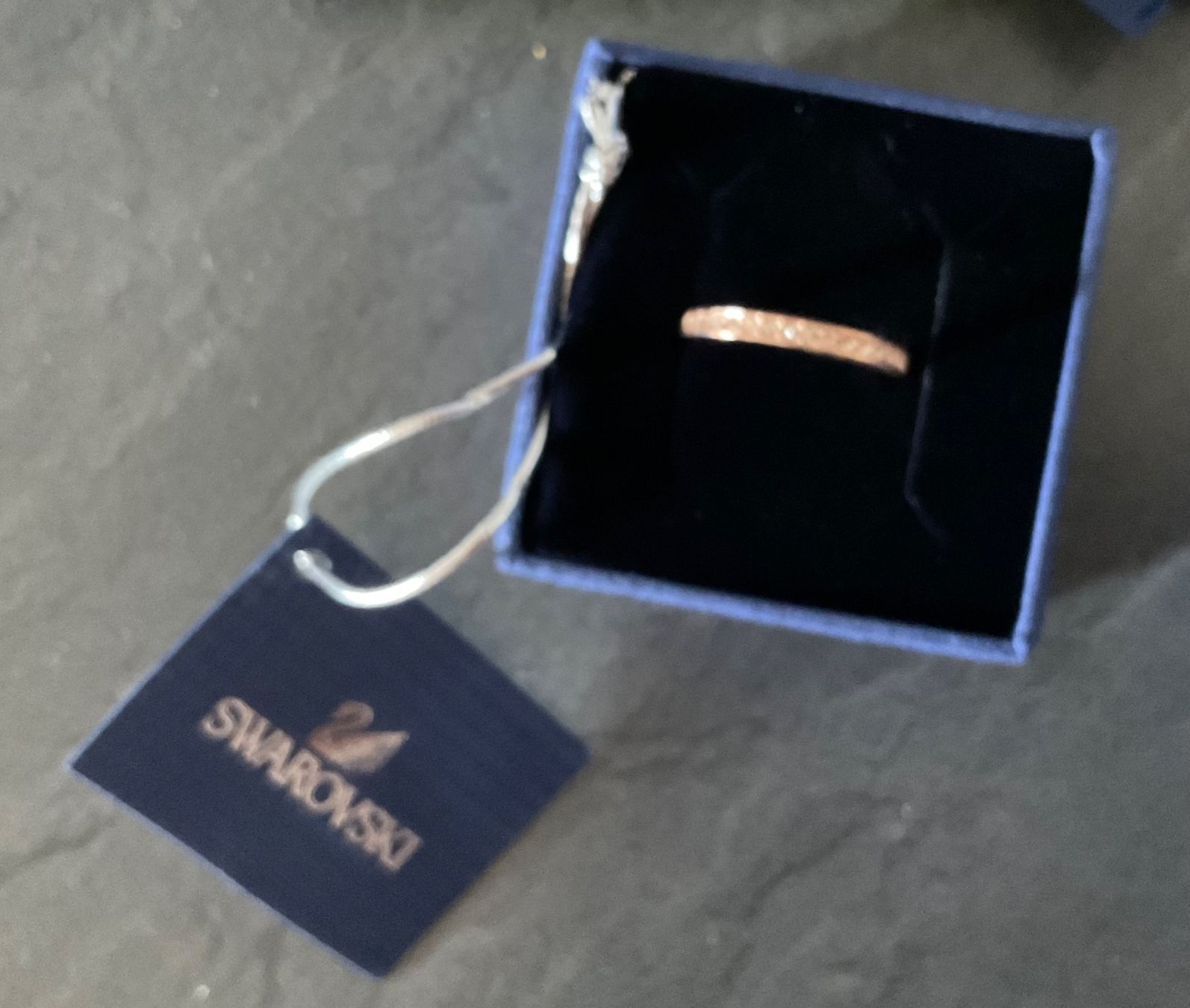 Anelli: NEUVE sublime bague SWAROWSKI dorée avec perles t.55 – Nuovo e nell'imballaggio originale da Genève venduto da Mazelyne 3