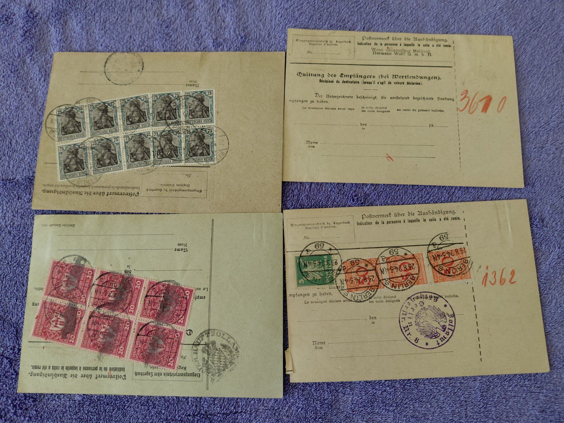 Tutti i francobolli: Tolle Paketkarten DR – Usato da Horw venduto da Onurb008 3