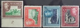 ST. VINCENT: Dix timbres neufs * des années 1949 à 1952