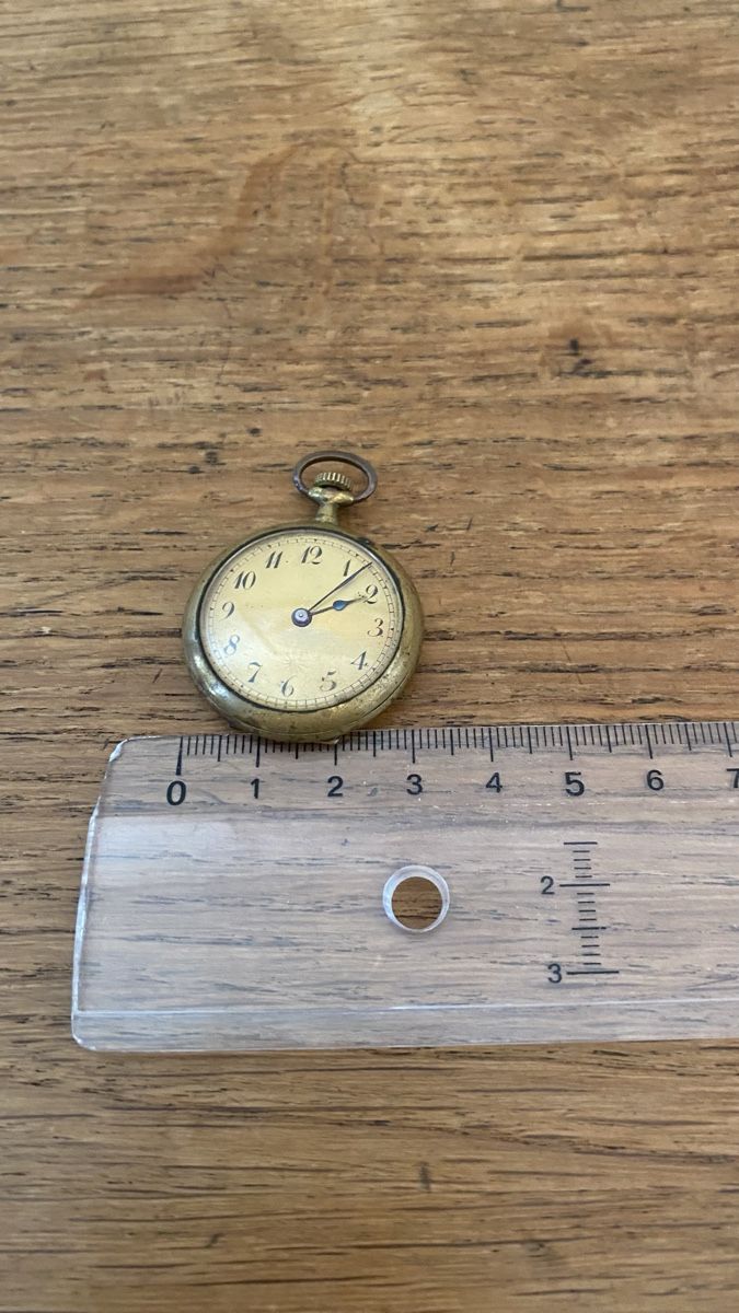 Orologi: Antike Taschenuhr Metall Doré – Difettoso da Zürich venduto da hulahup 5
