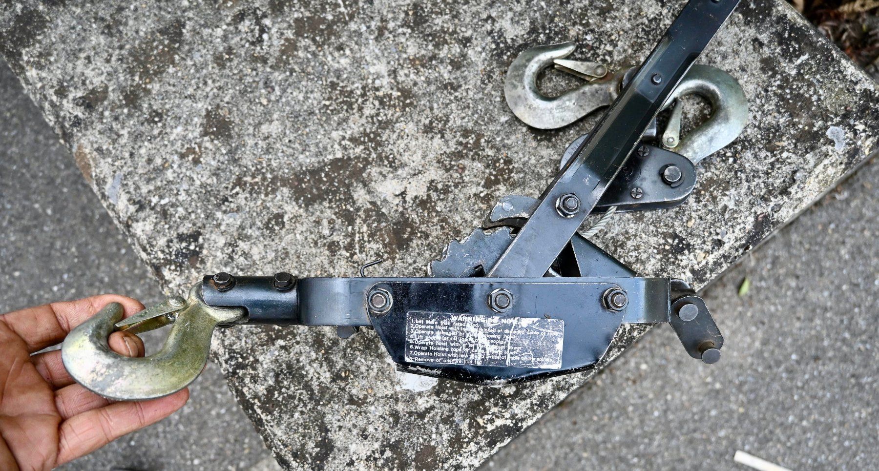 Altro per stoccaggio & trasporto: kompakter Handseilzug / Seilzug-Ratschenzug MINI HAND PULLER – Usato da Pfaffhausen venduto da mono_rec 4
