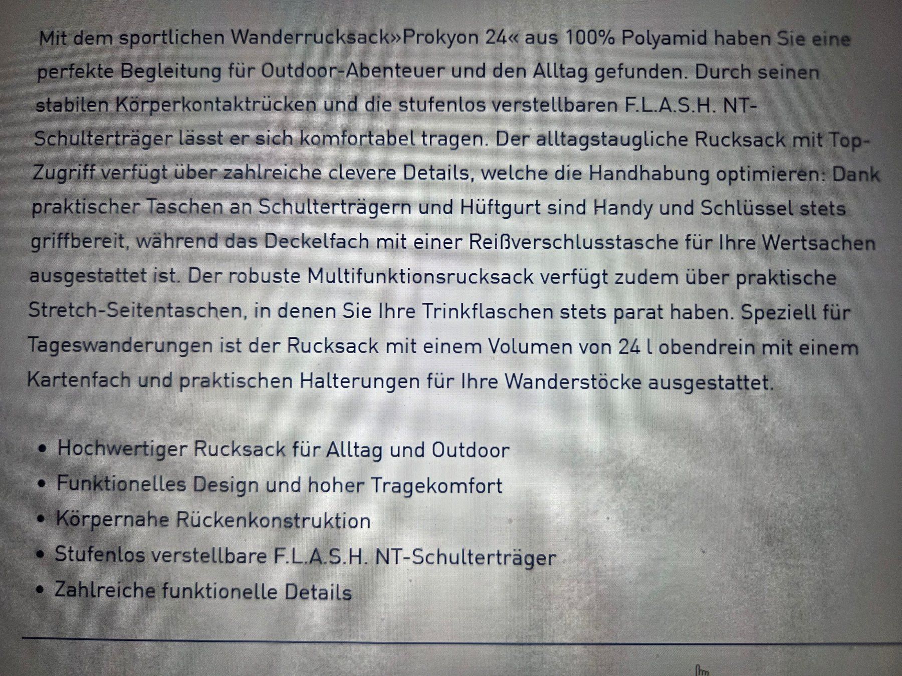 Vaude Zaini: Vaude Rucksack Prokyon 24 – Nuovo (secondo la descrizione) da Hünibach venduto da Sailaway 3