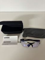 Uvex Sportbrille schwarz mit Etui