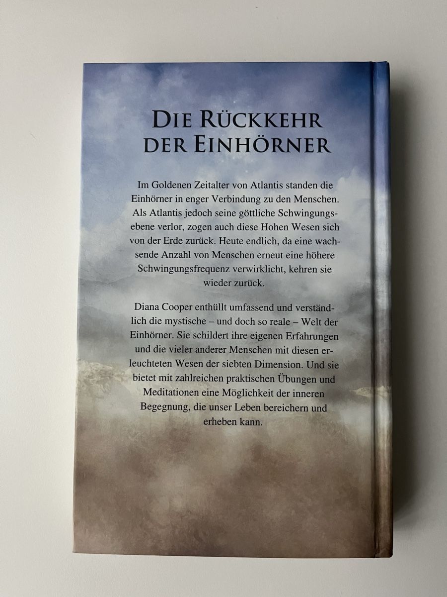 Libri: Das Wunder des Einhorn / Diana Cooper – Usato da Lohn-Ammannsegg venduto da panywa 1