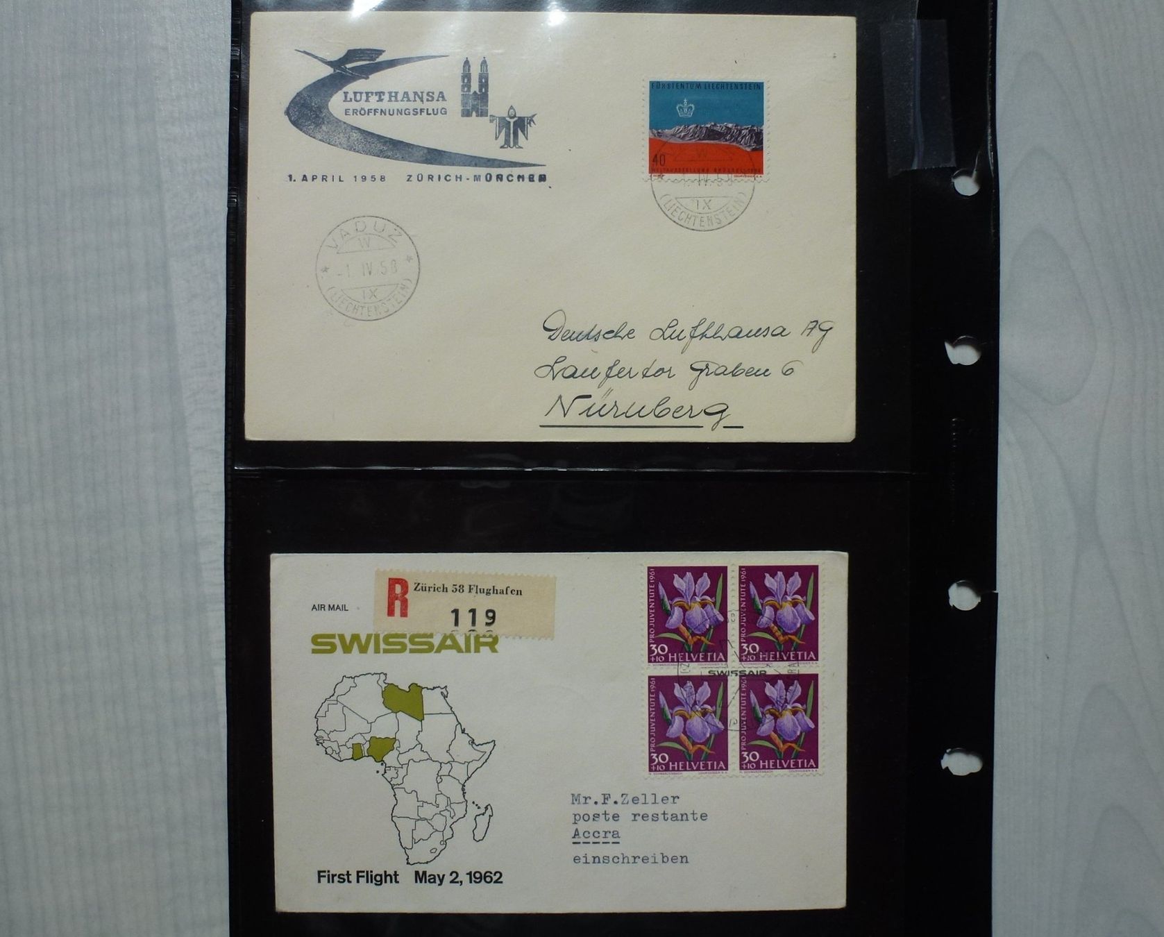 Tutti i francobolli: Lot ++ Interessante Schweizer Beleg-Sammlung ab 1909 – Usato da Walkringen venduto da Casablanca777 9