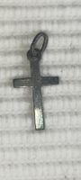 Kleiner Silber Kreuz Anhänger, vintage, zeitlos