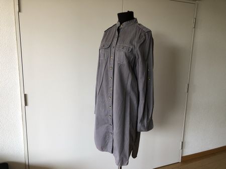Graues Hemdblusenkleid Gr. M Vintage Style GAP