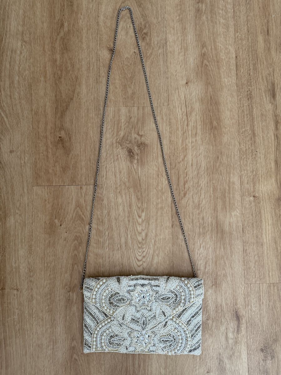 Borse da donna: Abendtasche mit Perlen bestickt / Bonprix – Nuovo (secondo la descrizione) da Jona venduto da dar_k2v9 1