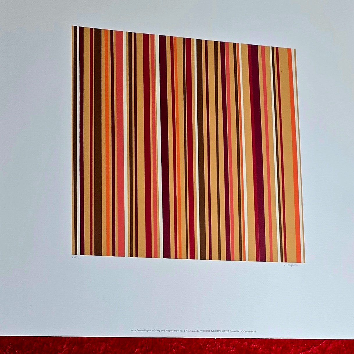 Arts picturaux & lithographies: Denise Duplock "Jazz". Handsignierte Original-Lithografie. – D'occasion à Reinach BL par Pendling 5