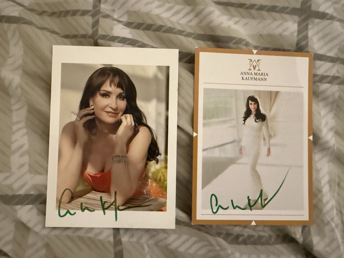 Autogramme: Anna Maria Kaufmann Autogrammkarten signiert 2 Stk – Gebraucht aus Rüschlikon von andi_841