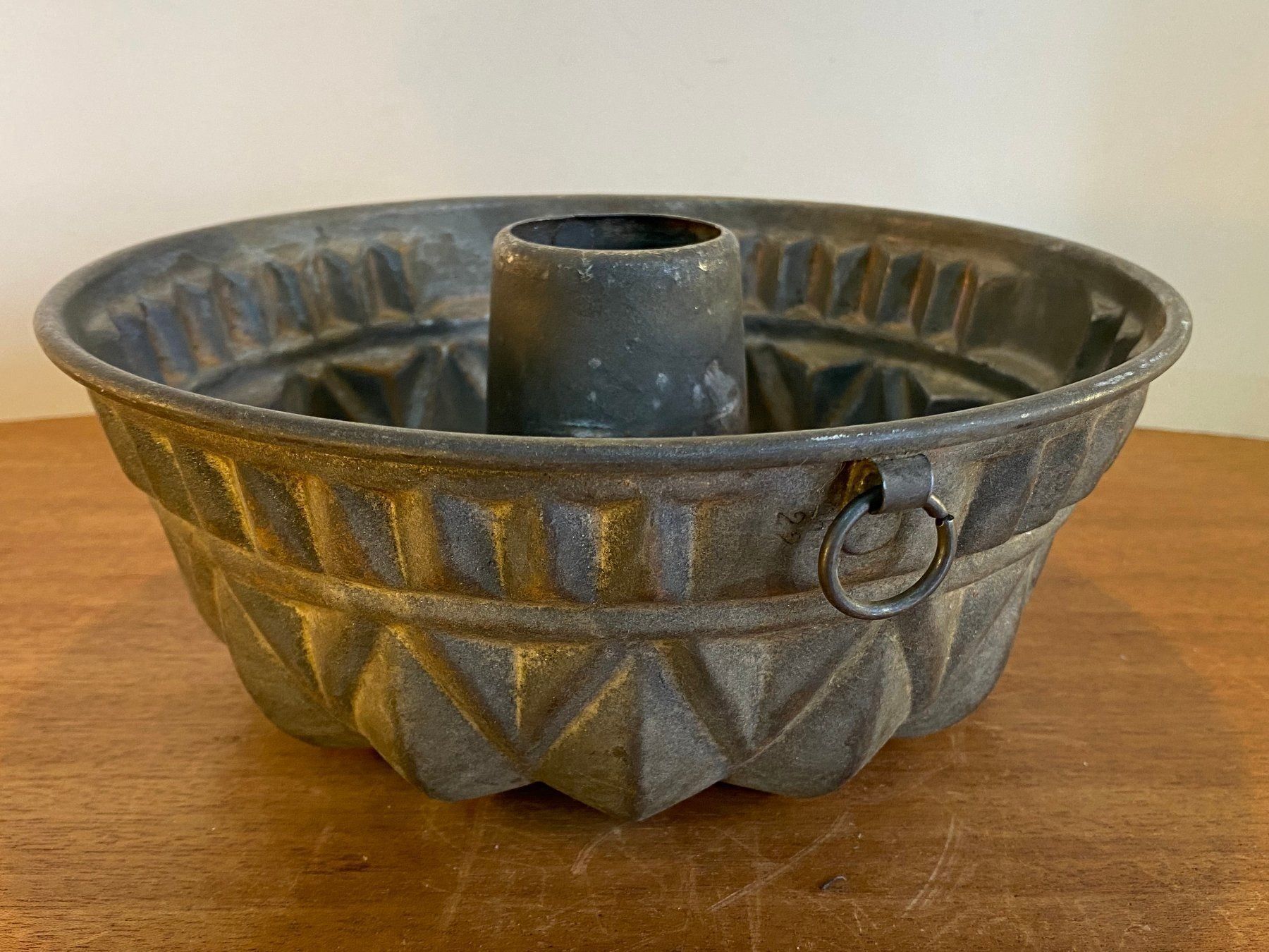 Teglie da forno: Antike Backform Kuchenform aus Kupfer – Usato da Schaffhausen venduto da vintageville 1