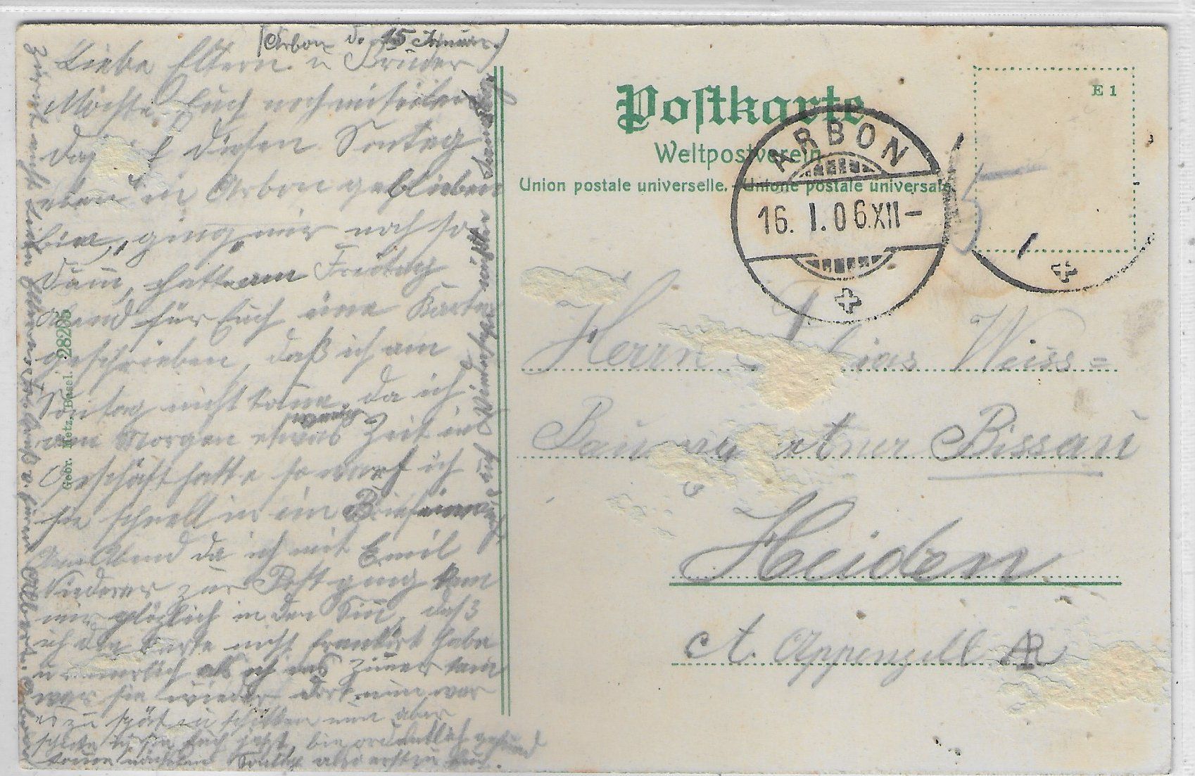 Cartoline postali: Schloss Mammertshofen - Thurgau – Usato da Ettingen venduto da Kartenplanet 1