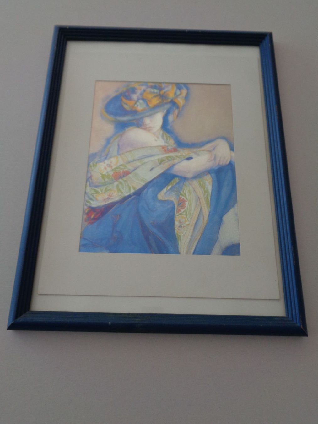 Poster & Bilder: Glänzender Kunstdruck - Dame hinter Glas – Gebraucht aus Chur von omonia