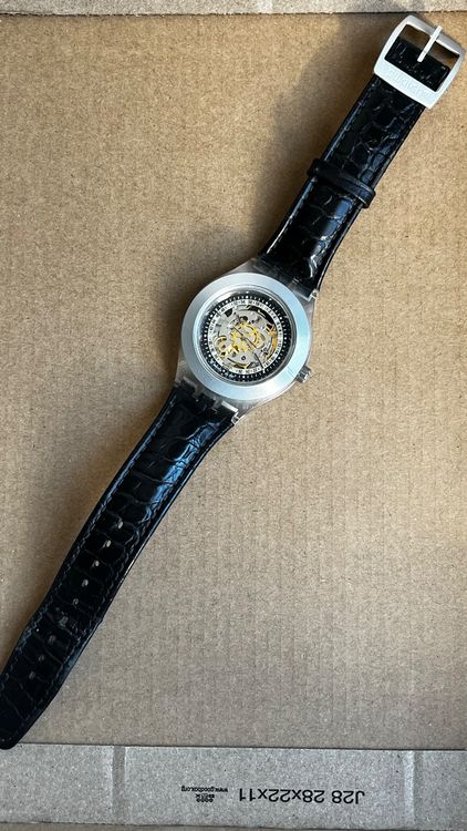 Swatch Orologi: Swatch Diaphane Skeleton Automatikuhr – Usato da Grenchen venduto da chththl 1