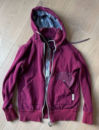 Angelwings Umstands-/Tragejacke, L, weinrot, div. Einsätze