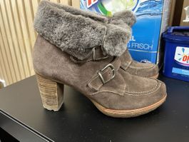 Wonders Suede Leather Winter Boots sz 37