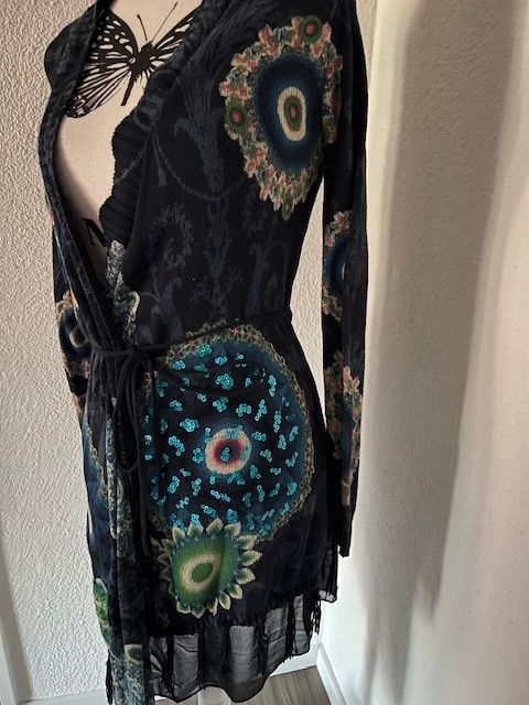 Desigual Giacche: Desigual elegante Strickjacke Gr 36/38/40 - Baumwolle – Usato da Neerach venduto da romiping 1
