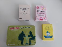 4 DIVERSE KARTENSPIELE *NEUWERTIG*