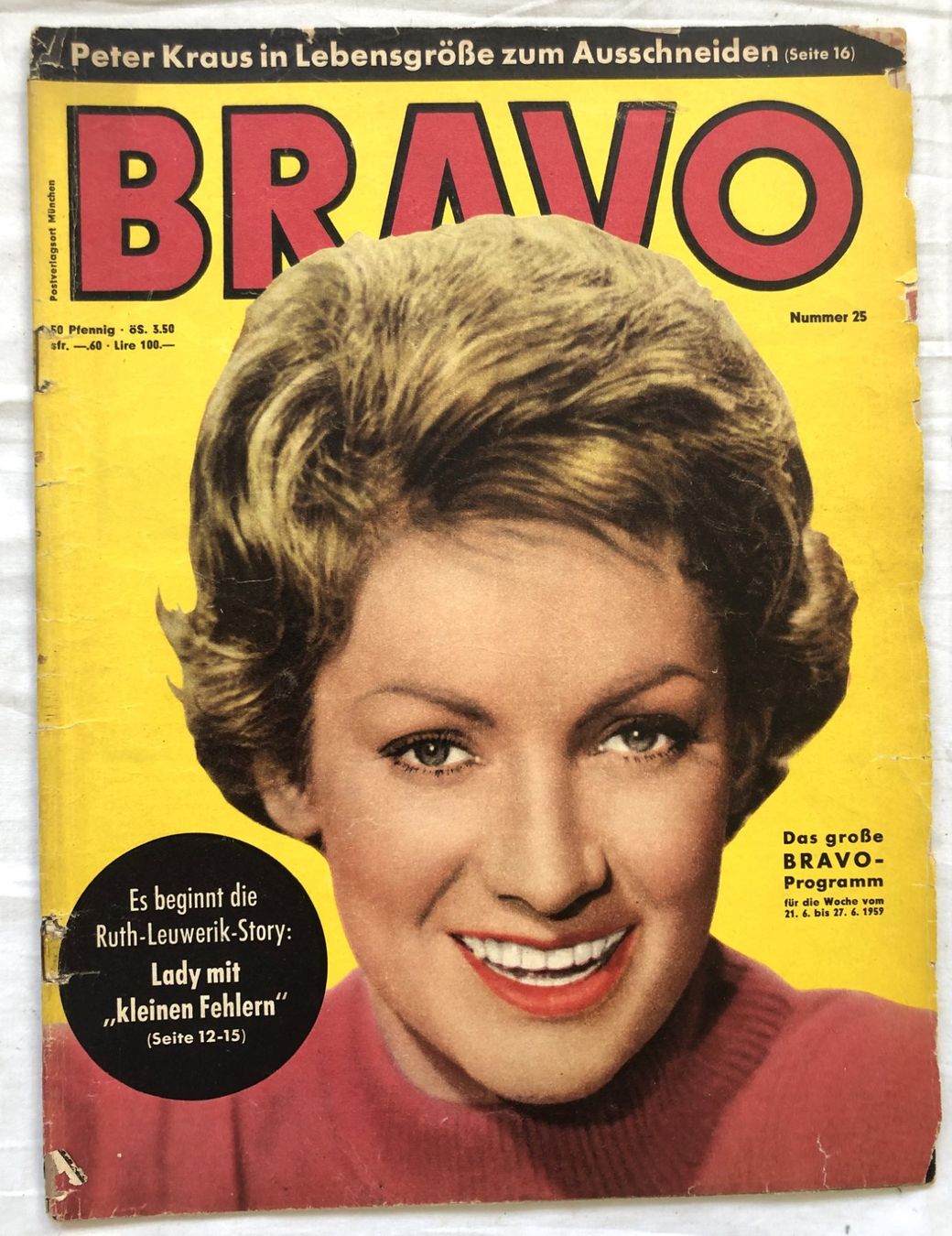Riviste & Magazine: BRAVO - Heft - Nr.25/1959 – Usato da Schaffhausen venduto da durruti