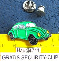 VW KÄFER GRÜN AUTO PIN GEPRÄGT VINTAGE OLDTIMER