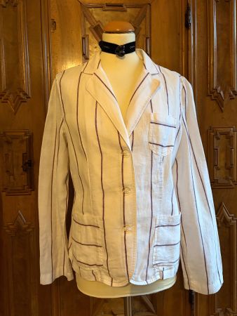 ARMANI JEANS Jacke Zustand: wie neu 100 % Leinen Gr 44IT