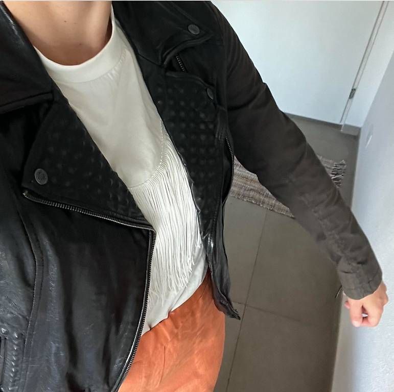 Giacche: leather biker jacket/blazer size 36/38 S/M – Usato da Zürich venduto da cel_cw9k 1