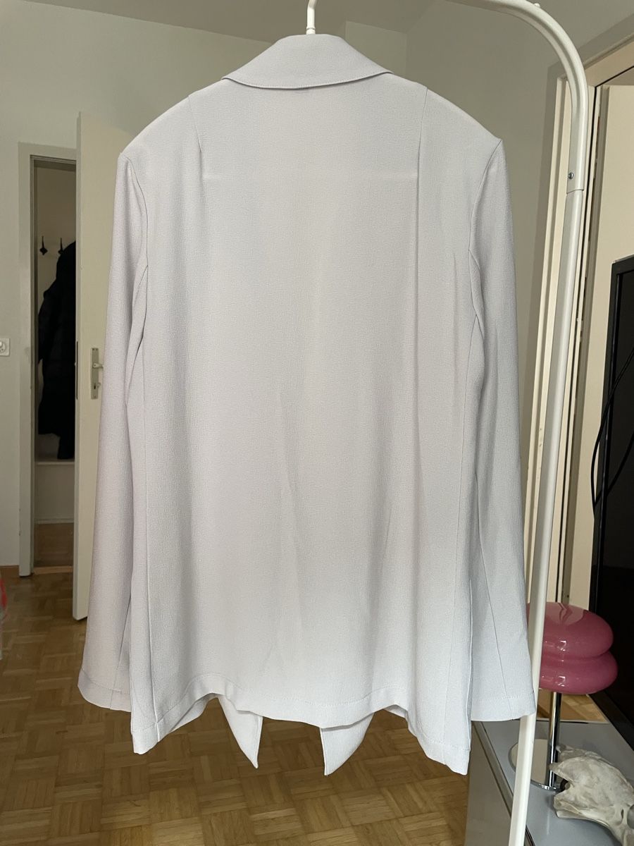 Giacche: American Apparel Blazer Jacke, hellblau/creme, Gr. S/M – Usato da Zürich venduto da Carlajimena 4