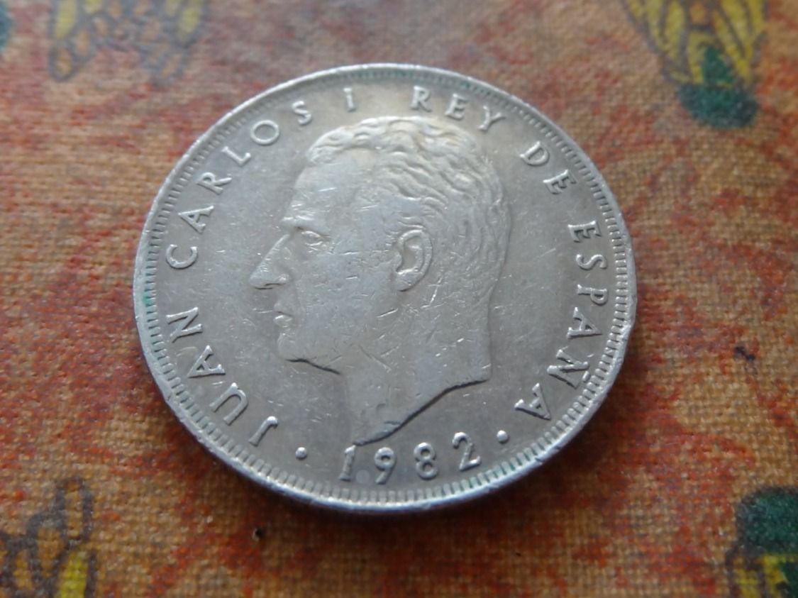 Alle Münzen: ESPAGNE  25  Pesetas  1982 – Gebraucht aus Romanel-sur-Lausanne von Swift13