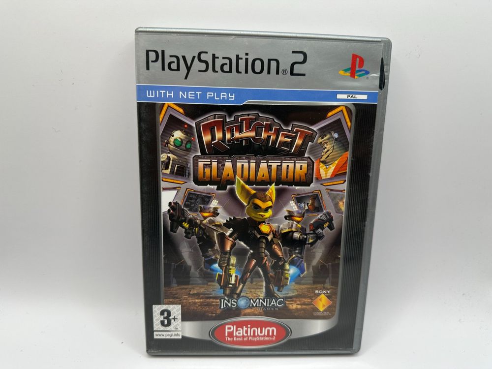 Notice/manuel PS2 Pour Ratchet Gladiator – Bon état – Version Française